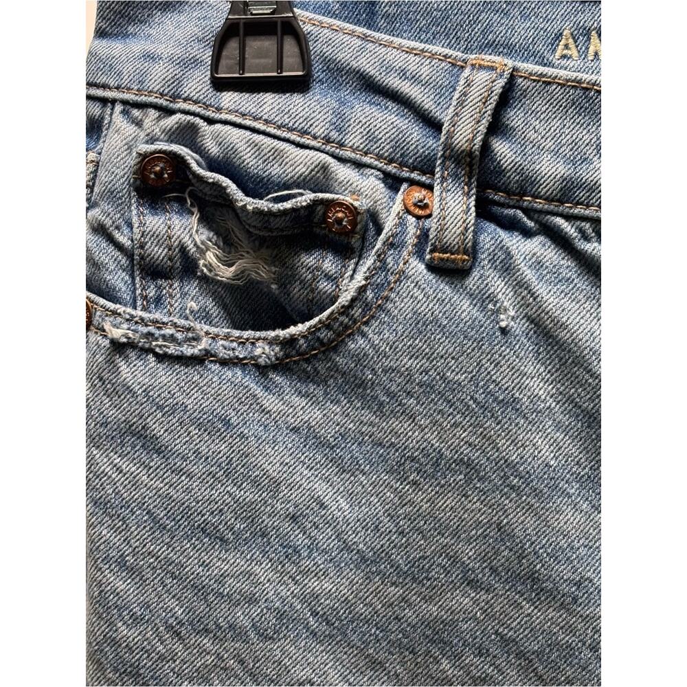 American Eagle Outfitters Light Blue Stovepipe Jeans Size 0 Short - Picture 3 of 11